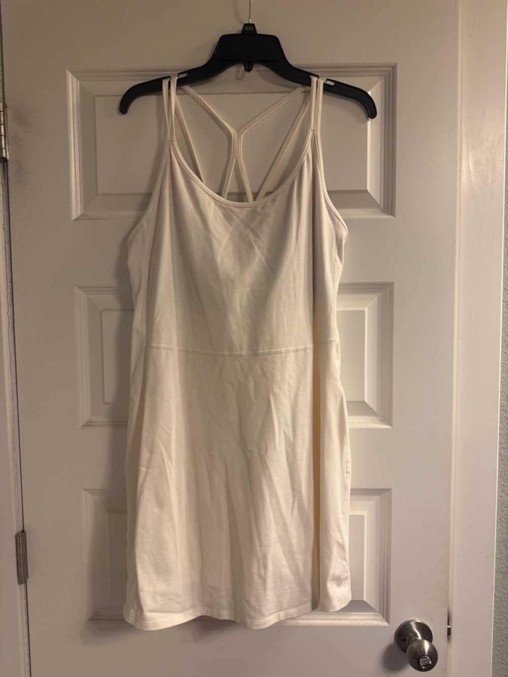 Old Navy Cream Strappy Mini Dress